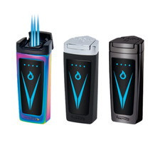 Vector Icon II Triple Torch Lighter Sensor Ignition USB Rechargeable 10k ft picture