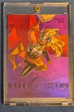 2024 Marvel Metal Universe Avengers - Mighty Thor Purple Precious Metal Gems 5/5 picture