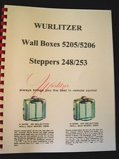 Wurlitzer 5205/5206 Wall Box & 253 Stepper Manual picture