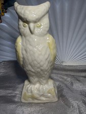 VINTAGE BELEEK OWL VASE 8