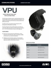 Avon VPU for C50 /M50 Gas Mask -Powered Voice Projection Unit Amp & Internal Mic picture