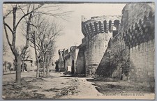 Vintage Avignon France Postcard Remparts de l'Oulle Medieval City Walls picture