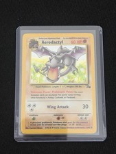 Pokemon Aerodactyl Holo Fossil Card 1/62 picture