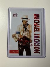 Keepsake Michael Jackson 01/07 Bad World Tour Red Laser Signature SUPER RARE #26 picture