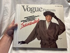 Vintage Vogue Pattern Portfolio Counter Book Oct1984 Individualist picture