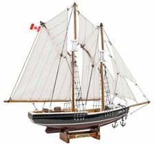 SAILINGSTORY Wooden Sailboat Model Ship Bluenose 1/110 Scale Replica Small picture