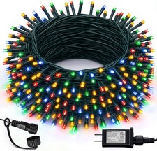 Dazzle Bright 300 LED Christmas String Lights 100 FT Multi Colored Waterproof picture