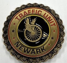 Newark NJ Police Department Traffic Unit Motormen challenge coin picture