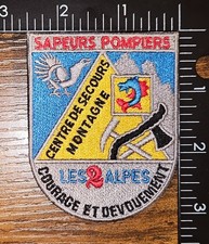 Sapeurs Pompiers Courage Et Devouement Les Alpes Rescue Velkro Patch picture