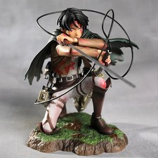 Action Figure Levi Ackerman Attack On Titan Anime Battle Ver Figure Statue Doll picture