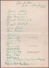GLENN McCARTHY - AUTOGRAPH CIRCA 1949 WITH CO-SIGNERS picture