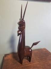 Vintage Bankura Horse Hand Carved Wooden 20