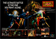 Perfect Weapon ASC Games Vintage 1996 Video Game Magazine Print Ad PlayStation picture