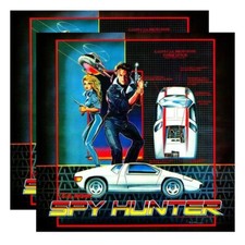 Spy Hunter Arcade Side Art Decal 2 Piece set Laminated OEM Rounded Corners picture