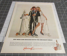 1967 Smirnoff Any Mug Can Succeed with The Mule Vintage Print Ad picture