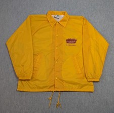 Vintage Disney World 2004 Marathon Weekend Volunteer Jacket Yellow Medium Wind picture
