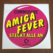 Commodore AMIGA Fever Stuck All On Promotional Stickers * * Computer * Stickers  picture