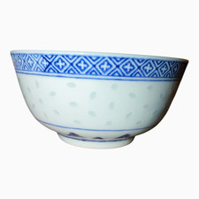 Chinese Blue & White Porcelain Bowl Marked Made in China, Ownership History NA picture