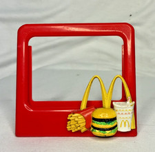 VTG. 1990 McDonalds Big Mac Combo Picture Frame/ Business Card Holder #5043 picture