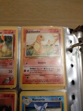 Very Nearly Mint Condition -Charmander 46/102 Pokemon Original Trading Card 1999 picture