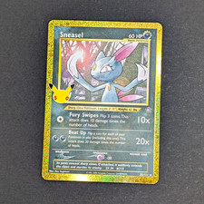 Pokémon TCG Sneasel Rare 25/111 30th Anniversary Classic Collection - Mint picture
