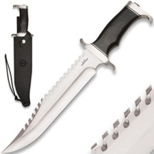 Gil Hibben Survivor Bowie Knife & Sheath | Extreme Survival | 15