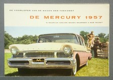 1957 Ford Mercury Sales Folder DUTCH Text picture