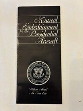 OFFICIAL AIR FORCE ONE Musical Entertainment Guide for Presidential Aircraft '94 picture