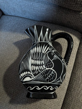 Black Clay Pitcher - Cozumel Mexico picture