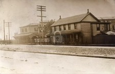 Philadelphia PA Old East Falls Railroad Station RPPC Photo Postcard COPY picture