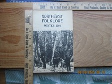 NorthEast Folklore winter 1959 University of Maine booklet picture