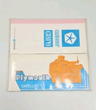 1971 Plymouth Satellite Original Owners Manual Envelope Flyers From Purchase picture