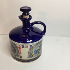 Rare Limited Edition 1995 Jim Beam Blue Bottle Specialties Club Flagon Deca picture