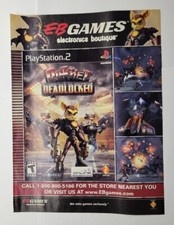 Ratchet Deadlocked EB Games Playstation 2 PS2 2006 Magazine Print Ad picture
