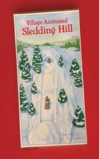 Dept 56 Village Animated Sledding Hill Complete, Tested and Working Mint #52645 picture