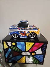 Romero Britto Vintage Car Figurine – Item #332291 – Brand New in Box – Pop Art picture
