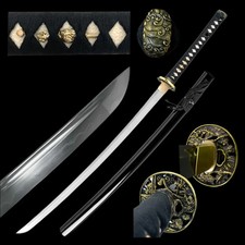 Musashi Silver Shirakawa Collection Hand Forged Sengoku Samurai Katana Sword picture