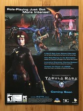 Richard Garriott's Tabula Rasa PC 2007 Print Ad/Poster Official Big Box Game Art picture