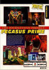 Acclaim Journeyman Project Pegasus Prime PlayStation Magazine Ad 1995 EGM picture