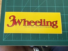 Vintage 3-Wheeling Magazine ATV ATC Off-road 6.5