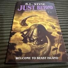 R.L. Stine Just Beyond Welcome to Beast Island Graphic Novel Paperback Horror picture