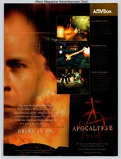 Apocalypse PlayStation Activision Bruce Willis Action Shooter 1998 Advertisement picture