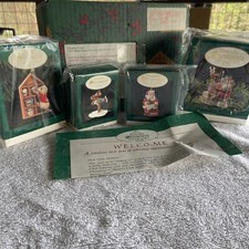 1995 Hallmark Keepsake Collectors Club Holiday Ornaments - Set of 4 NEW picture