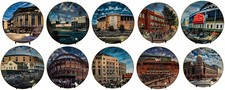Bradford Take Me Out to Ball Game Set of 10 Complete Ballparks Yesteryear Mint picture