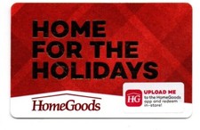 Homegoods Home For The Holidays Gift Card No $ Value Collectible picture