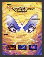 King's Quest VII 7 PC 1994 Sierra Game Promo Ad Wall Art Print Poster - Glossy picture