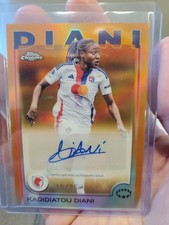 Kadidiatou Diani Topps Chrome Lot Of Four Autos And Parallel Beautiful Cards. picture