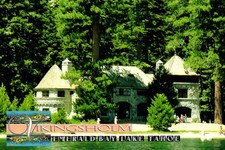 Vikingsholm Castle Emerald Bay Lake Tahoe Nevada Postcard picture