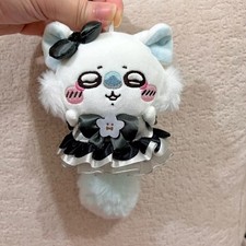 Chiikawa Black Magical Girl Momonga Doll Keychain Toy Pendant Plushie Mascot picture