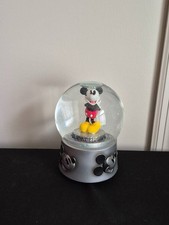 Enesco Disney Snow Globe Mickey Mouse March You're Tops Musical Plays 6